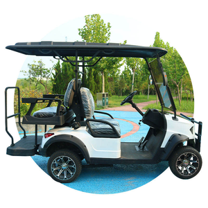 Modèles de voiturette de golf électrique chinoise 4 places avec un design inspiré de la <span class=keywords><strong>moto</strong></span> britannique classique - Product Image 2