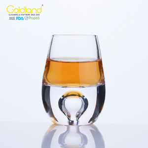 Vaso <span class=keywords><strong>de</strong></span> Whisky/Vodka con Base <span class=keywords><strong>de</strong></span> Burbuja <span class=keywords><strong>de</strong></span> Aire, Estilo Roly-poly, 1oz - Product Image 3