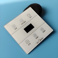Feuille de verre trempé sérigraphié multicolore résistant aux rayures pour porte de four de cuisine et d'appareils électroménagers