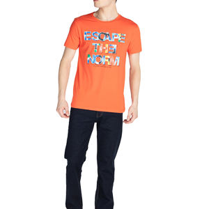 เสื้อยืดพิมพ์ลายผู้ชาย ผลิตตามสั่ง ราคาขายส่ง คอกลม แขนสั้น ผ้าฝ้าย 100% เสื้อเปล่าลำลองพิมพ์ลาย - Product Image 3