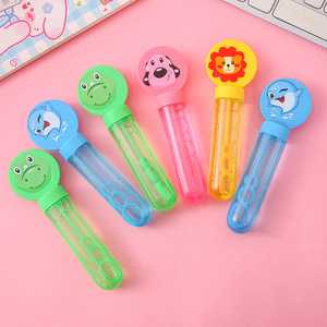 Cartoon Mini Animal <b>Bubble</b> <b>Wands</b> <b>For</b> Kids Plastic <b>Bubble</b> Stick Set 2 To 4 Years Old Unisex Toy - Product Image 2
