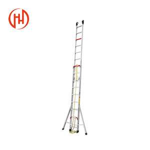 Échelles télescopiques en aluminium de 6 m à 12 m, échelles d'extension en aluminium, échelles à cordes pour la lutte contre l'incendie - Product Image 2