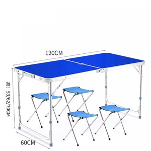 流行时尚现代折叠庭院花园铝制户外阳台桌椅套装 - Product Image 4