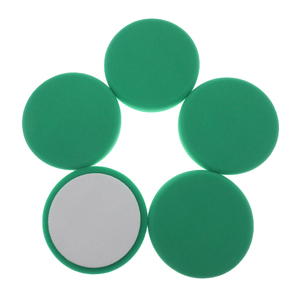 6Inch Màu Xanh Lá Cây Nặng Cắt Móc Và Vòng Lặp Xe Làm Sạch Buffing Miếng Bọt Biển Phẳng Da Bọt Đánh Bóng Miếng Đệm Cho Tự Động Chăm Sóc Tẩy Lông Sạch Hơn - Product Image 6