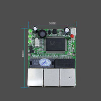 Mini modules réseau RJ45 Hub de commutateur Ethernet 3 ports 10/100M
