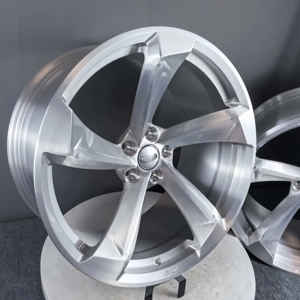 Jantes forgées SHIN, style lame brossée, légères, concaves, 5x112, 18, 19, 20, 21 pouces pour Audi A4 A5 S4 S5 RS4 RS5 Q2 Q3 <span class=keywords><strong>Q4</strong></span> - Product Image 1