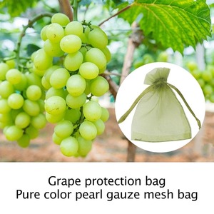 Fruit Protection Bag Fruit Trees Fruit Cover Mesh Bag with Drawstring Anti Insect - Product Image 3