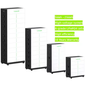 Turnlife ON/Off Grid Hybrid 10kW 15kW 20kW 25kW Solar PV Panel Power Plant System with Lithium Battery with UL CE