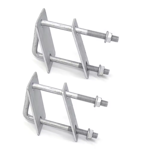 Galvanized <b>U</b> Bolt Beam <b>Clamp</b> for Strut Channel Anti-seismic Bracket Accessories Channel Bolt Photovoltaic Plate - Product Image 1
