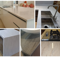 Plan de travail de salle de bain en acrylique, surface solide en pierre artificielle, plan de travail de cuisine en surface solide acrylique Koris