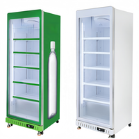 Réfrigérateur vertical commercial haut de gamme avec porte vitrée pour supermarchés, pour vin, boissons, cola, jus, lait, idéal pour hôtels et restaurants, vitrine de présentation