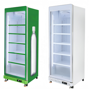 Refrigerador Vertical Comercial para Supermercados, con Puerta de Vidrio, para Exhibición de Vino, Bebidas, Refrescos, Jugos, Leche, Ideal para Hoteles y Restaurantes - Product Image 1