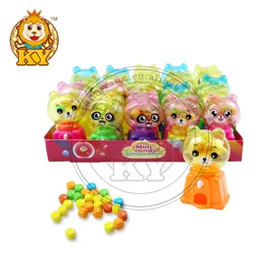 새로운 곰 모양 작은 자동 판매기 기계 사탕 장난감