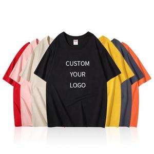 T-shirts en coton peigné super doux pour hommes T-shirts à manches courtes et col rond T-shirts unisexes avec logo personnalisé - Product Image 5