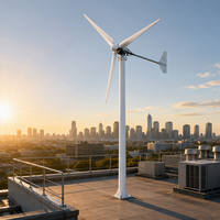 Petite éolienne horizontale de qualité, résistante aux UV, à la pluie acide et au sel