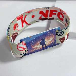 Pulseras de Tela Tejida Estilo Náutico Personalizadas Ddjoy, Impresas por Transferencia de Calor, para Eventos Religiosos, Regalos Promocionales, Inspiradas en la Fe - Product Image 5