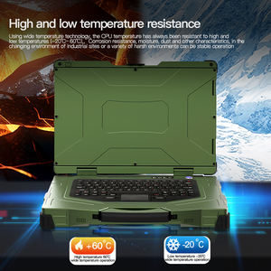 15.6นิ้วจอแอลซีดีสามจอโน้ตบุ๊กแบบพกพาที่ทนทานพร้อมจอยสติ๊ก I7 1650 DDR4 32GB M.2-1TB SSD สำหรับโดรนกลางแจ้ง - Product Image 3