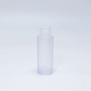 Lot de 100 mini-tubes vides pour brillant à lèvres, en plastique écologique, 3 ml, rose transparent givré, avec applicateur - Product Image 3