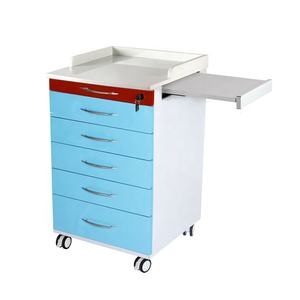 موضة جديدة ، أثاث منزلي للعيادة غير القابل للصدأ ، خزانة طاولة متنقلة ، خزانة براز درج أسنان - Product Image 4