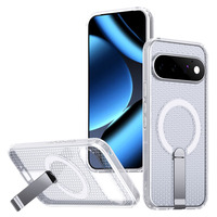 Funda Magnética para Teléfono con Rejilla de Panal de Abeja, Soporte Vertical Oculto, Antigolpes, Antihuellas, para Google Pixel 11 10 Pro XL