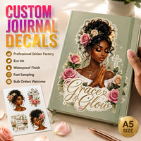Autocollants Premium Personnalisés pour Carnet de Notes A5 – Vinyle Imperméable à Forte Adhérence pour Journal – Vente en Gros Usine en Vrac