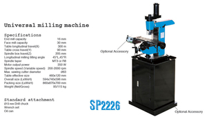 SP2226 cutter thống phay ngang máy cho sở thích - Product Image 6
