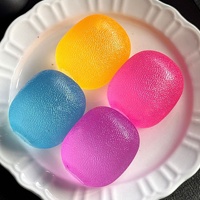Nouveau jouet anti-stress en caoutchouc givré en forme de bonbon, balle à récupération lente pour les jeunes (7-14 ans)