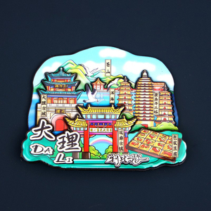 Eco-Friendly MDF Wood Fridge Magnet 2D 3D Custom Pattern Waterproof Magnetic <b>Sticker</b> Kitchen Decoration Wood Refrigerator Magnet - Product Image 6