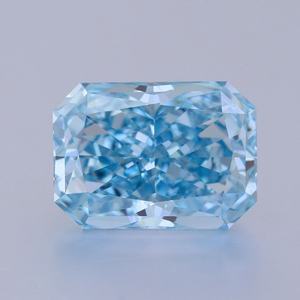Diamante Azul de Laboratorio de 0.9-3.55ct, Corte Radiante, VS2, Diamante Azul Cultivado en Laboratorio, Corte Excelente, Certificación IGI, Diamante de Lujo CVD - Product Image 1