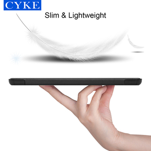 CYKE A Tre Ante DELL'UNITÀ di elaborazione Linguetta In Pelle T500 Caso Del Basamento di Protezione Tablet Vibrazione Sottile Leggero Della Copertura per Samsung <span class=keywords><strong>Galaxy</strong></span> <span class=keywords><strong>Tab</strong></span> <span class=keywords><strong>A7</strong></span> 2020 t500 - Product Image 3