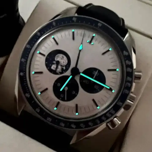 Montre mécanique sportive pour homme, modèle 2026, bracelet tressé en acier inoxydable, chronographe lumineux étanche - Product Image 4