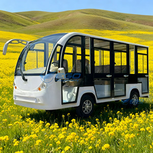 Autobús Turístico Urbano de Lujo 2026, Autobús Turístico Eléctrico Moderno Blanco Cerrado en Venta - Product Image 3