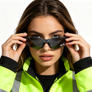 Welta Custom Logo CE EN16321&ANSI Z87.1 Certified Industrial Anti-Fog Dust-proof Clear PC <b>Lens</b> Eye Protection Safety Glasses - Product Image 4