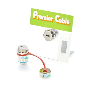 Adaptador USB 2.0 Tipo C Fêmea para USB-A Fêmea para Montagem em Chassi, para Equipamentos de Teste de Computadores IoT, IP67 - Product Image 5