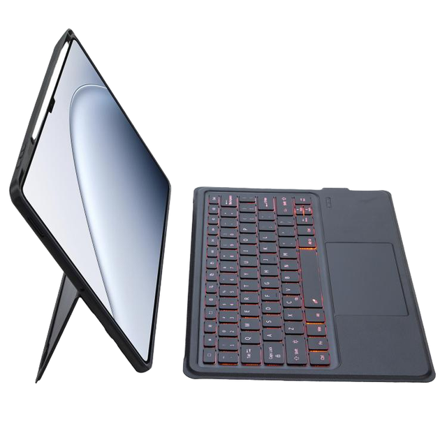 New for Pad 7 Ultra Detachable Backlit Wireless Keyboard TPU Case with LED Touchpad