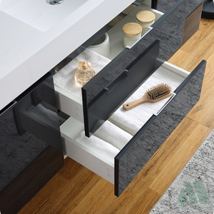 Modern Style Luxury Compact <b>Wooden</b> Space Saving Eco-Friendly Multi-Purpose Durable <b>Bathroom</b> <b>Storage</b> Cabinet Set OEM/ODM Easy - Product Image 3