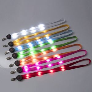 Correas de Poliéster con Logotipo Personalizado, Impresas con Serigrafía, con Luz LED Intermitente, Diseño Nuevo y Popular - Product Image 3