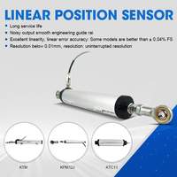 Capteur de déplacement linéaire résistif LinecSKI LF 50-2500mm avec protection IP65, précision 0,1 %, pour machine CNC