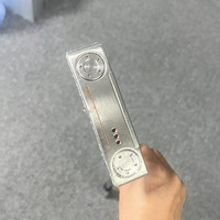 Putter de golf à trois points pour homme, personnalisé avec logo ou sans logo, forgé, usiné CNC, argenté, étanche, portable, pour droitiers