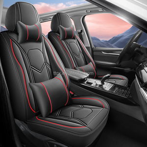 Housses de siège de voiture en cuir sportives universelles 5 places compatibles Citroën <span class=keywords><strong>Jumpy</strong></span> Nemo Dispatch Spacetourer avec coutures soignées <span class=keywords><strong>Accessoires</strong></span> auto - Product Image 3