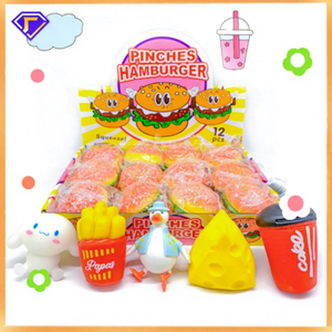 Jouet <span class=keywords><strong>Squishy</strong></span> Créatif et Réaliste en Forme de Burger, à Remontée Lente, Anti-Stress, Décoration de Bureau, Vente en Gros - Product Image 2