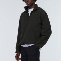 Veste pour homme avec logo personnalisé OEM Veste pour entraîneur à col montant doublée en toile lourde avec poches cargo Veste de travail de créateur pour homme