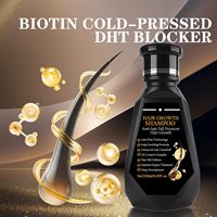 Shampooing Disaar à l'extrait de gingembre pour la croissance des cheveux, biotine, conditionneur nourrissant aux herbes pressées à froid, fortifiant capillaire, marque privée