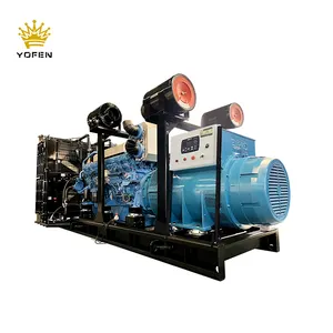 Açık çerçeve yüksek güç 150kw 400kw 500kva 500kw 600kw 800kw 1000kva 1000kw 1200kw 1500kva 1500kw dizel jeneratörler