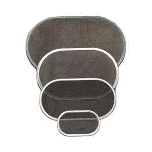 Nhiều lớp kim loại & nhựa đùn hình elip Màn hình máy Màn hình tròn lưới thiêu kết dây lưới lọc cao cấp - Product Image 6