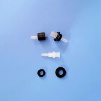 Connecteurs de tubes flexibles basse pression en PP, raccords cannelés en plastique Luer Lock, certifiés ROHS