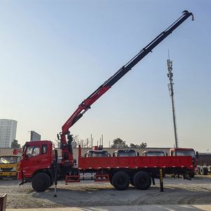 Camion grue à bras articulé Dongfeng K5 6x4 12 tonnes pour le levage et le transport de matériaux de construction et d'ingénierie - Product Image 6