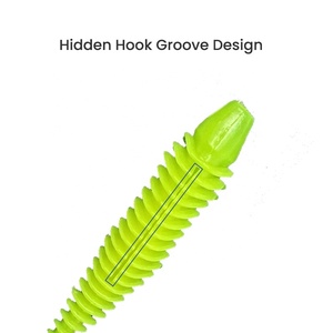 <span class=keywords><strong>Esche</strong></span> da pesca <span class=keywords><strong>in</strong></span> plastica morbida da 4.7g/9.3g di lacci da pesca <span class=keywords><strong>in</strong></span> <span class=keywords><strong>Silicone</strong></span> vermi - Product Image 5