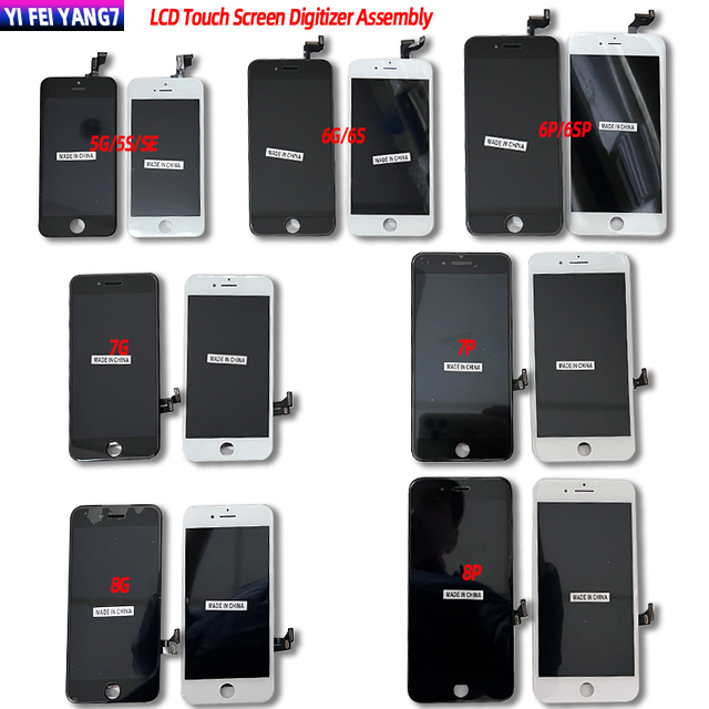 Factory Price Lcds for Iphone 5 5S Se 6 6S 7 8 Plus Display Lcd Touch Screen for Iphone X 11 12 13 Pro Max Ol Lcd Original