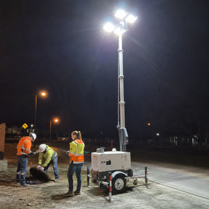 Torre de Iluminación Remolcable de Alta Resistencia con Motor Diésel, Iluminación LED de Alto Rendimiento para Flotas de Alquiler - Product Image 5